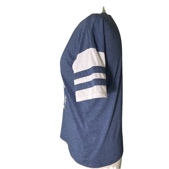 Women's Harry Potter Ravenclaw Hogwarts V-Neck T-Shirt Navy/ White XS - Picture 3 of 4